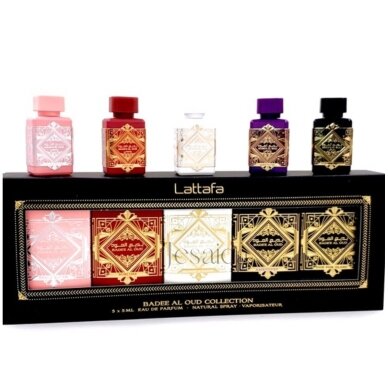 Lattafa Badee al Oud Mini Collection 5x5ml - zestaw perfum unisex