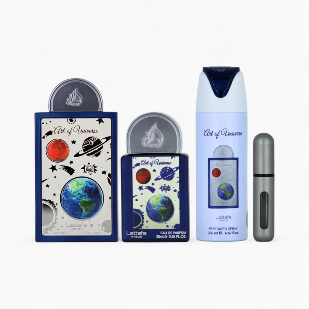 Lattafa Art of Universe GIFTSET 100ML+20ML+DEO 200ML zestaw prezentowy unisex