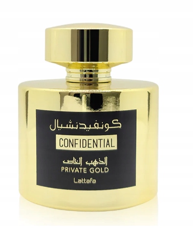 LATTAFA Confidential Private Gold 100ml EDP Spray woda perfumowana damska