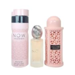 LATTAFA RAVE NOW WOMEN EDP 100ML+DEODORANT 200ML+HAIRMIST 50ML