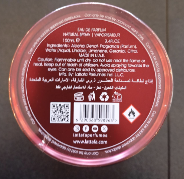 Lattafa Mayar Cherry Intense EDP 100 ml woda perfumowana unisex