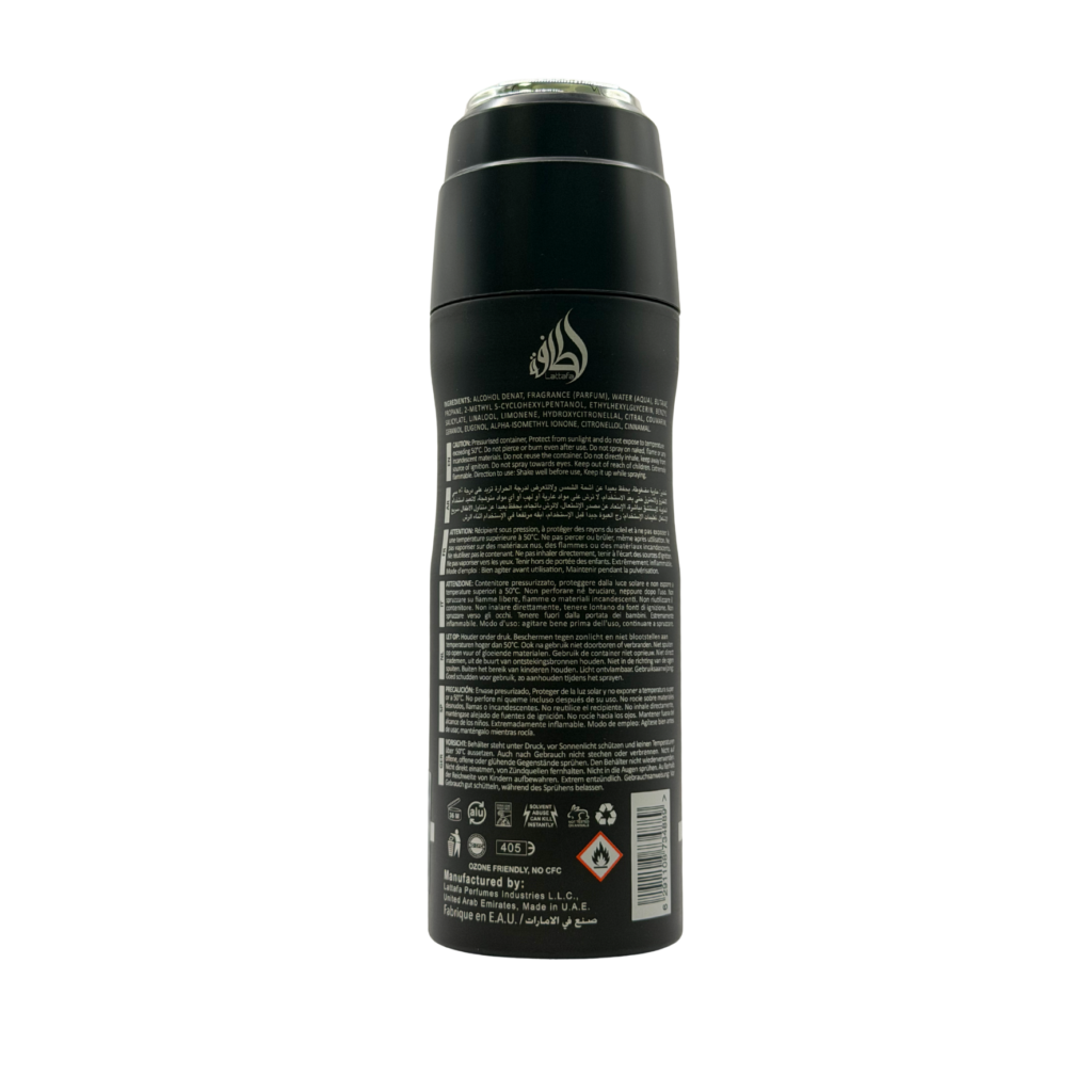 LATTAFA HAYAATI DEO 200ML dezodorant perfumowany męski