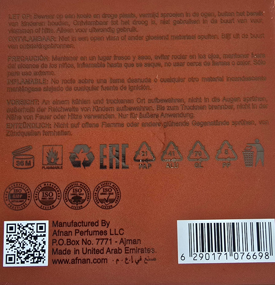 AFNAN HISTORIC SAHARA EDP U 100ML woda perfumowana unisex