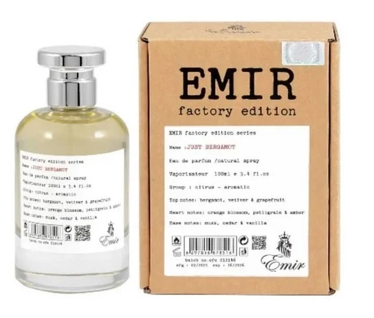 PARIS CORNER Emir Factory Edition Just Bergamot 100 ml woda perfumowana unisex