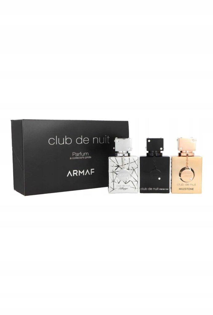 ARMAF CLUB THE NUIT PARFUM INTENSE+SILLAGE+MILESTONE 3*EDP M 3*30ML