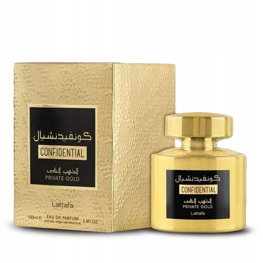 LATTAFA Confidential Private Gold 100ml EDP Spray woda perfumowana damska