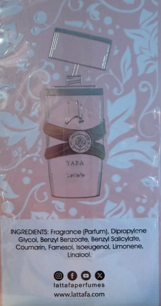 Lattafa Yara 20ML CPO skoncentrowane perfumy w olejku damskie