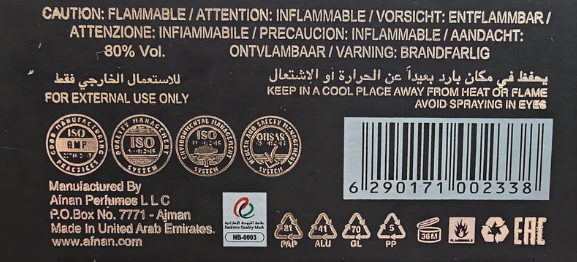 Afnan 9 PM 100 ml woda perfumowana unisex