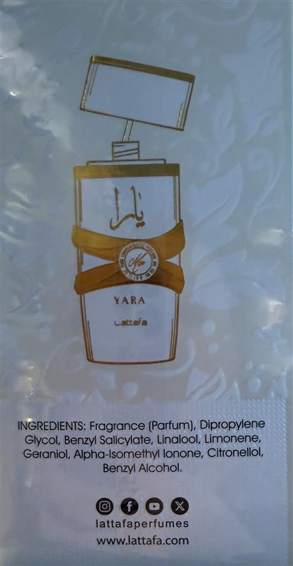 Lattafa Yara Moi 20ML CPO skoncentrowane perfumy w olejku damskie