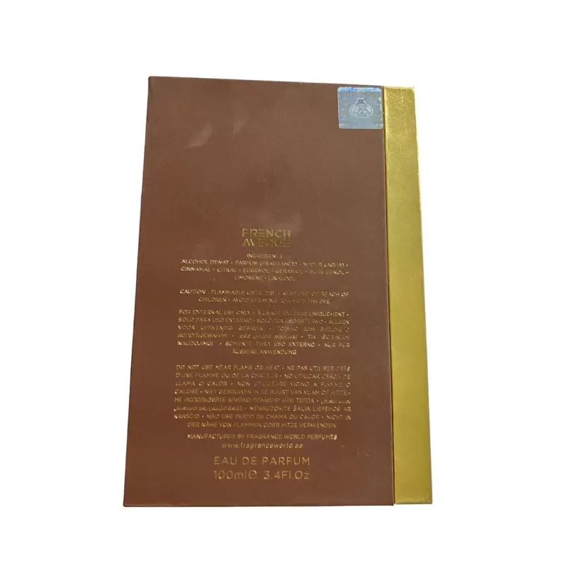 FRENCH AVENUE LIQUID BRUN EDP 100ML woda perfumowana unisex