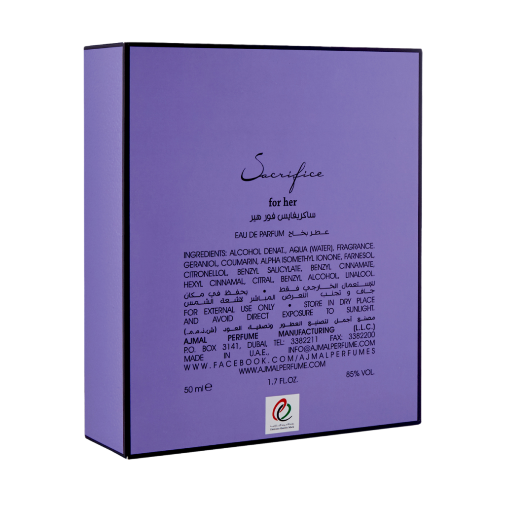 AJMAL Sacrifice 50 ml EDP woda perfumowana damska