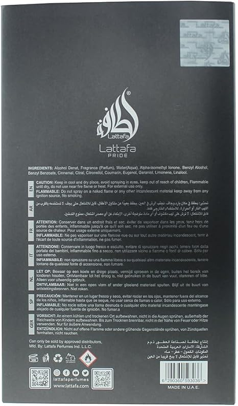 LATTAFA Pride Pisa EDP Men 100 ml woda perfumowana męska