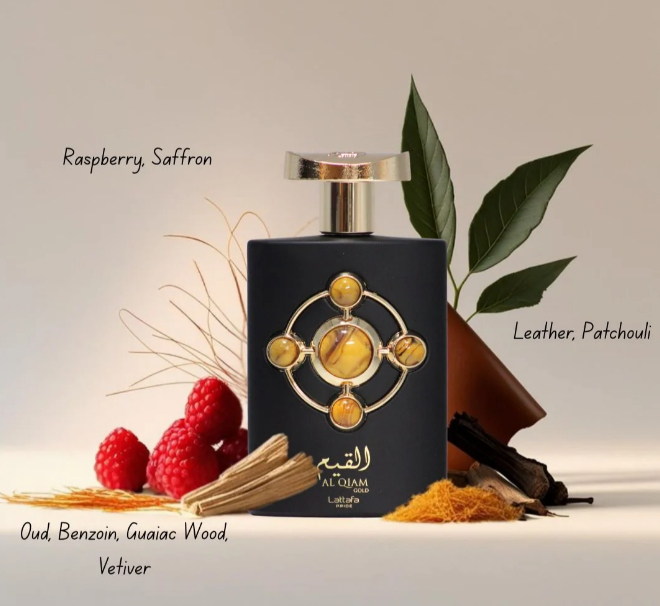 Lattafa Al Qiam Gold GIFTSET  100ML+20ML+DEO 200ML zestaw prezentowy unisex