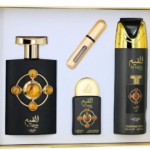 Lattafa Al Qiam Gold GIFTSET  100ML+20ML+DEO 200ML zestaw prezentowy unisex