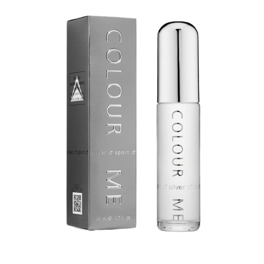 COLOUR ME 50ml EDP HOMME SILVER  SPORT woda perfumowana męska