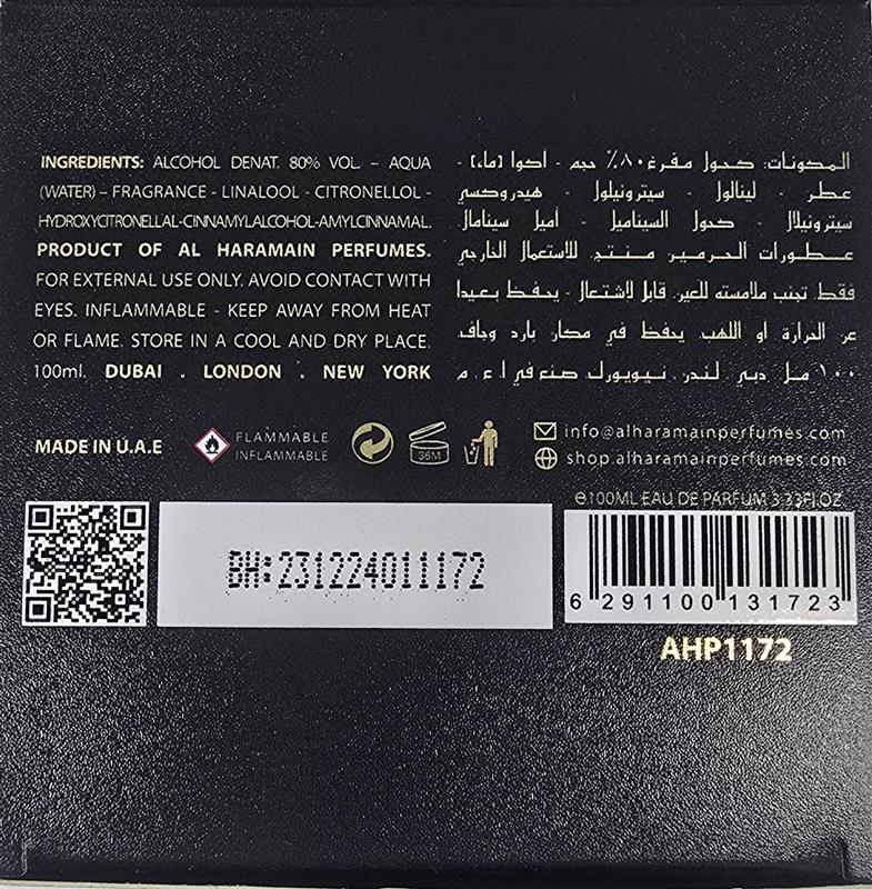 AL HARAMAIN RAWAA EDP W 100ML woda perfumowana unisex