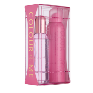 COLOUR ME 100ml EDP woda perfumowana damska /150ml Body Spray Gift Set  FEMME PINK