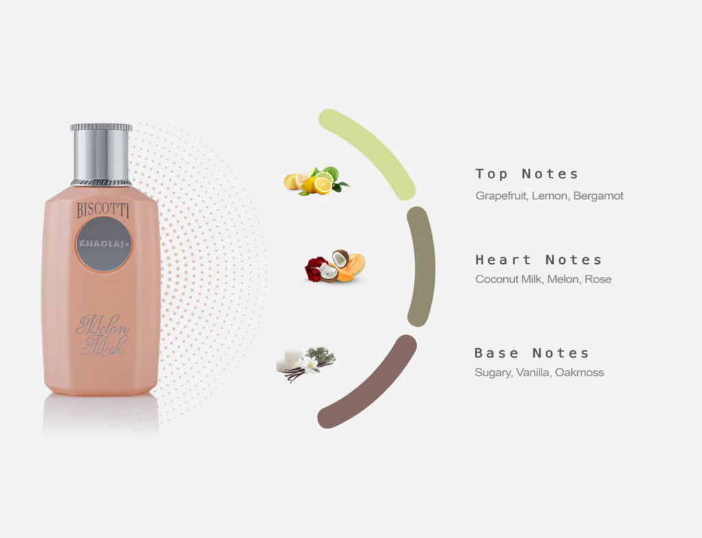 KHADLAJ BISCOTTI MELON  MISK EDP W 100ML