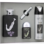 Lattafa Ishq Al Shuyukh Silver GIFTSET  100ML+20ML+DEO 200ML zestaw prezentowy unisex