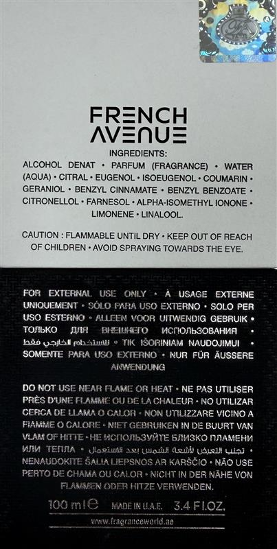 FRENCH AVENUE EXOTIC ROSE EDP U 100ML woda perfumowana unisex