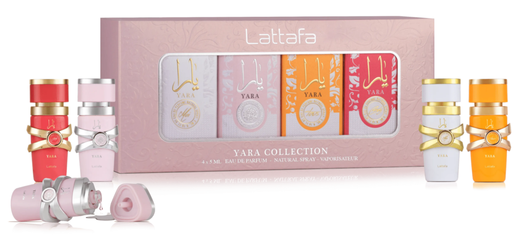 Lattafa Yara Mini Collection 4x5ml - Zestaw prezentowy mini perfum