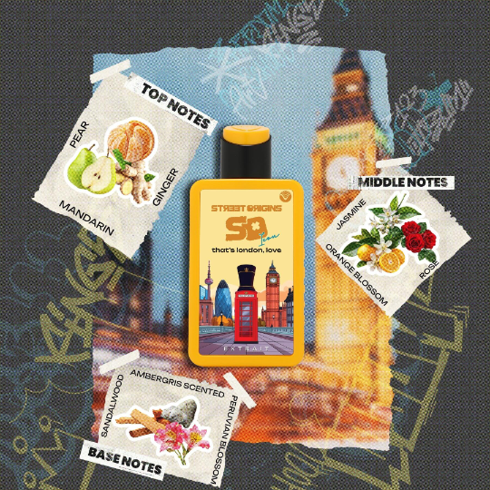 STREET ORIGINS THAT'S LONDON LOVE EDP W 75ML