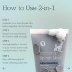 BLITHE BUBBLING SPLASH MASK INDIAN GLACIAL MUD 120ML