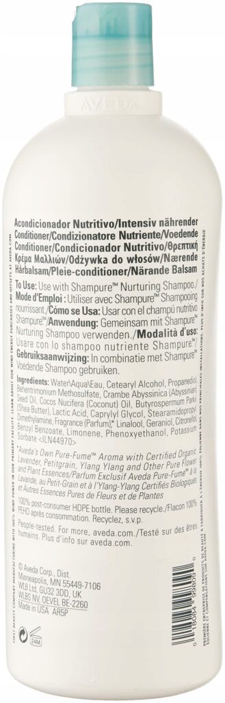 AVEDA SHAMPURE NURTURING CONDITIONER 1000 ML/33 OZ