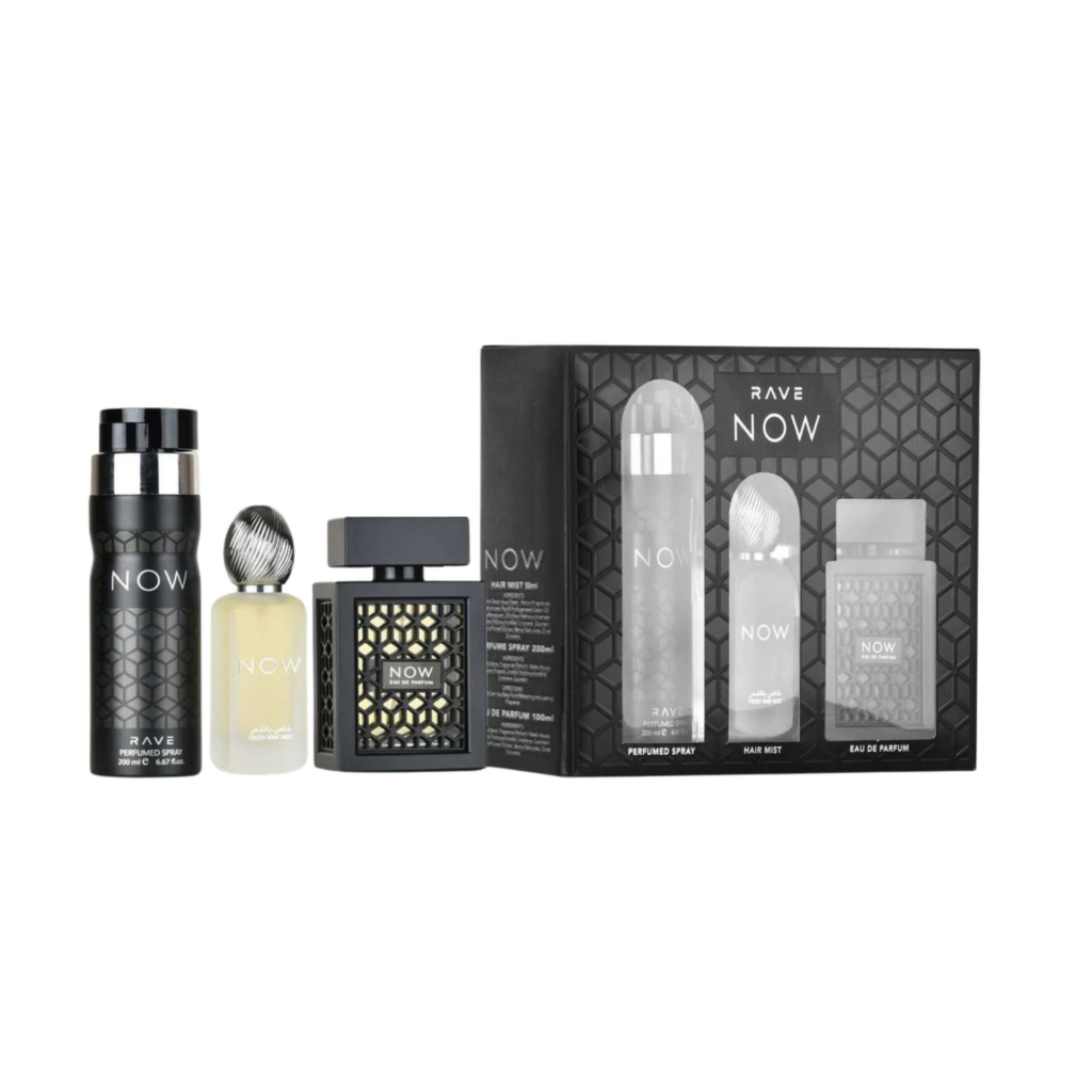 RAVE NOW M 3 PCS GIFT SET EDP 100ML+DEO 200ML+HAIRMIST 50ML