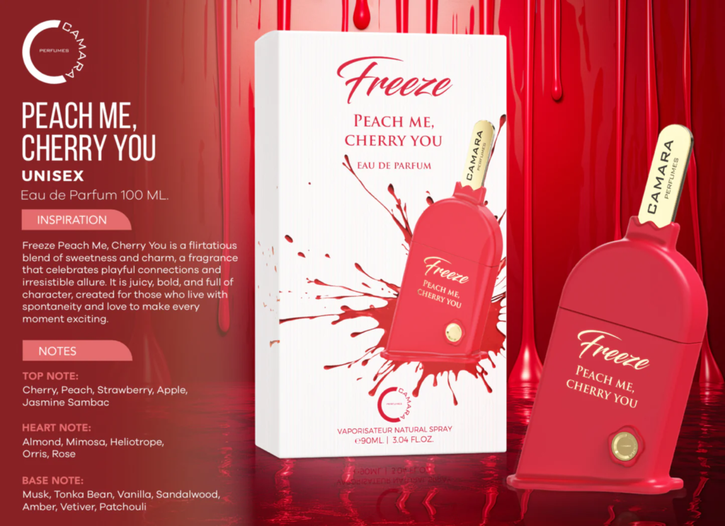 CAMARA FREEZE PEACH ME CHERRY YOU 90ML