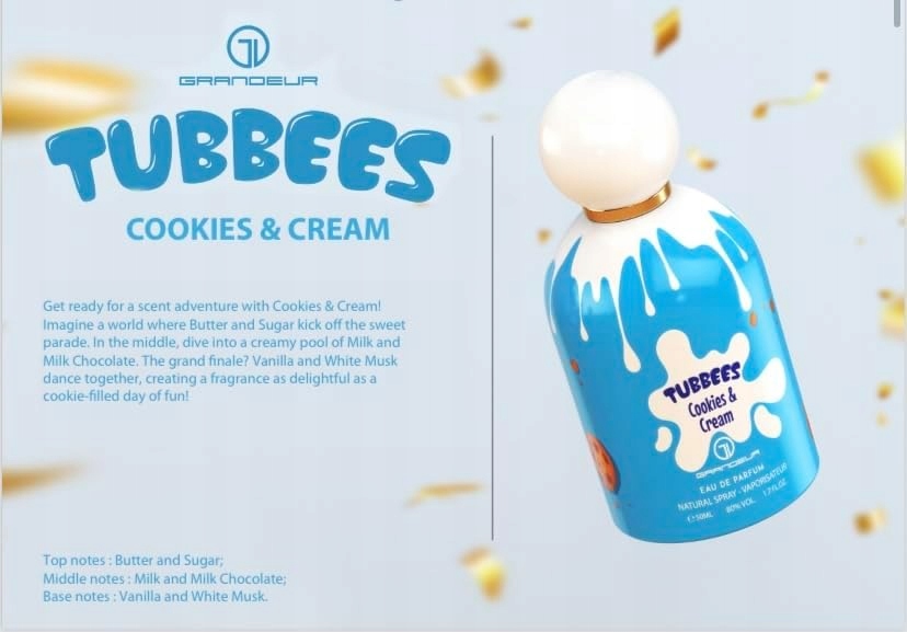 GRANDEUR TUBBEES COOKIES & CREAM EDP 50ML