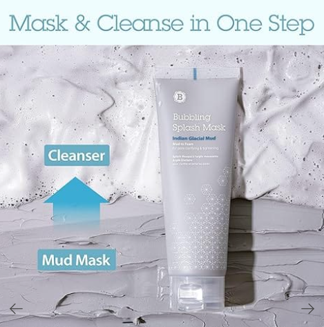 BLITHE BUBBLING SPLASH MASK INDIAN GLACIAL MUD 120ML