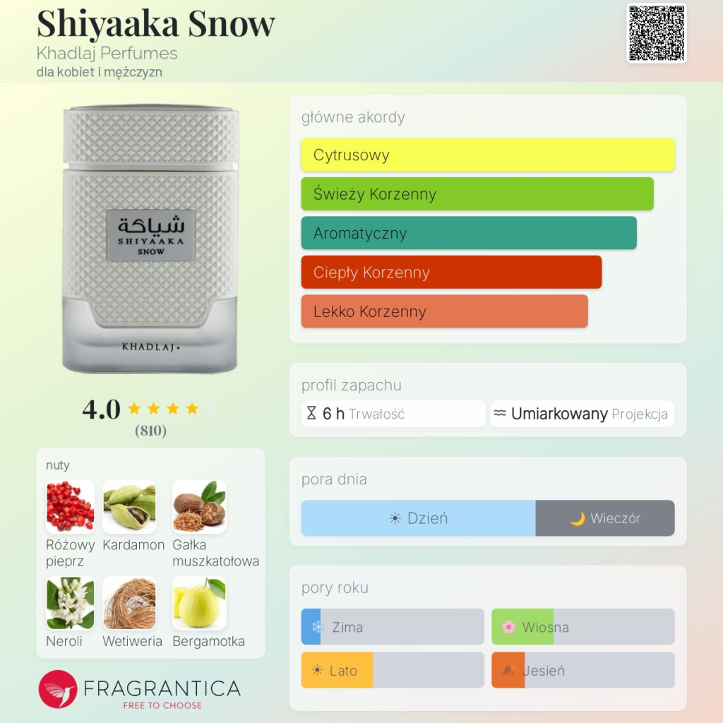 KHADLAJ SHIYAAKA SNOW U 100ML