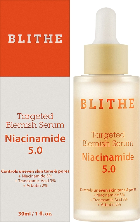 BLITHE TARGETED BLEMISH SERUM NIACINAMIDE 5.0 30ML